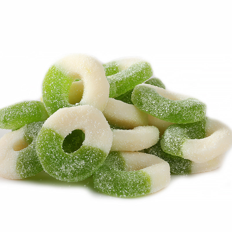 Green Apple Sour Gummy Rings