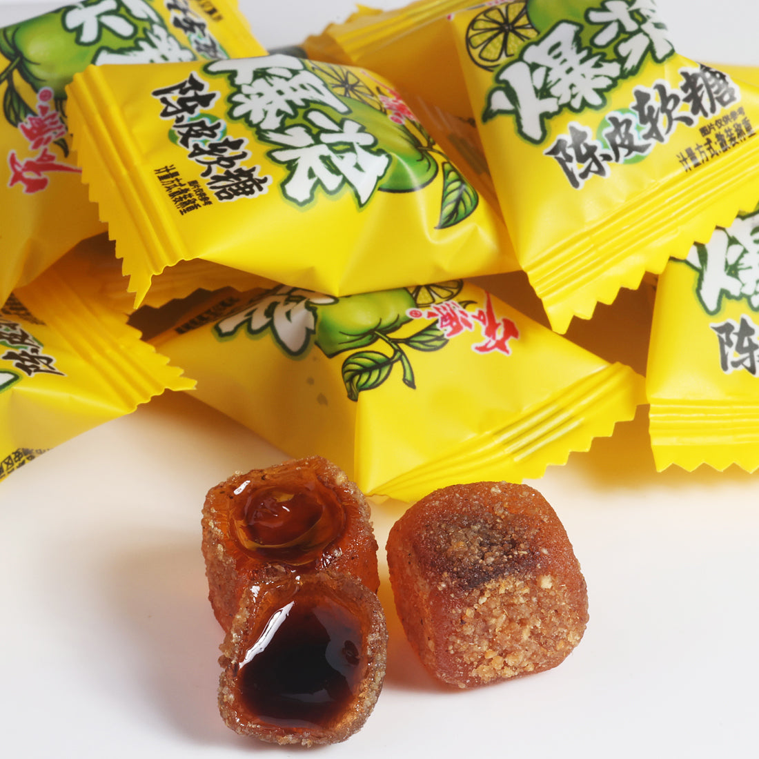 Lemon Peel Juice Jelly Candy